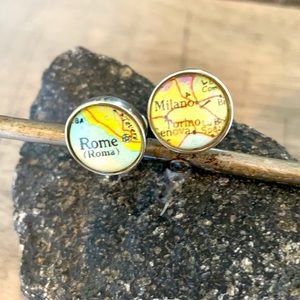 Sterling Silver “City” Cuff Links